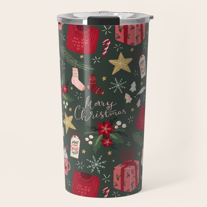 Merry Christmas Travel Mug Gallery Image 1