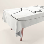 Abstract line art 6 Tablecloth Gallery Image 1