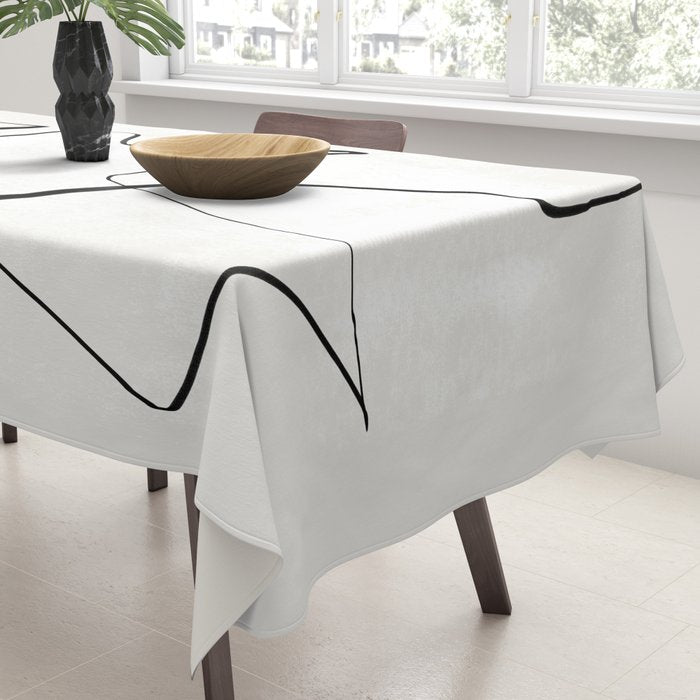 Abstract line art 6 Tablecloth Gallery Image 3