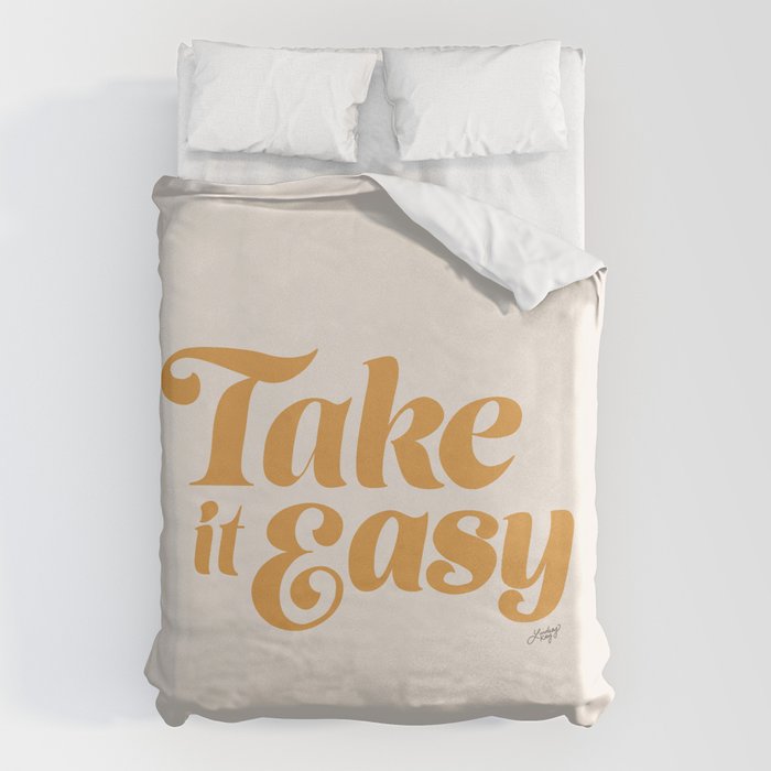 Take it Easy (Yellow Palette) Duvet Cover Gallery Image 6