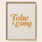 Take it Easy (Yellow Palette) Serving Tray Gallery Image 1