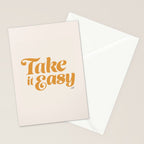 Take it Easy (Yellow Palette) Stationery Card Gallery Image 2