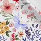 Simple colorful flowery meadow Wall Tapestry Gallery Image 3