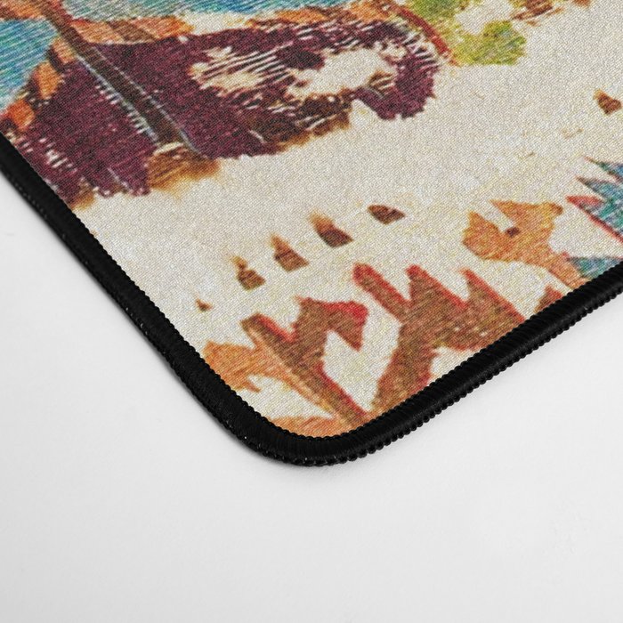 Hotamis  Antique Turkish Karapinar  Kilim Print Desk Mat Gallery Image 4