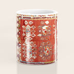 Hotamis  Antique Turkish Karapinar  Kilim Print Coffee Mug Gallery Image 4