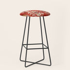 Hotamis  Antique Turkish Karapinar  Kilim Print Stool Gallery Image 1