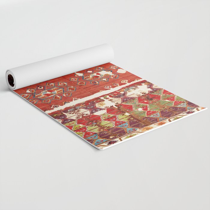 Hotamis  Antique Turkish Karapinar  Kilim Print Yoga Mat Gallery Image 2