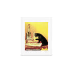 Absinthe Bourgeois Black Cat Vintage Art Print Gallery Image 1