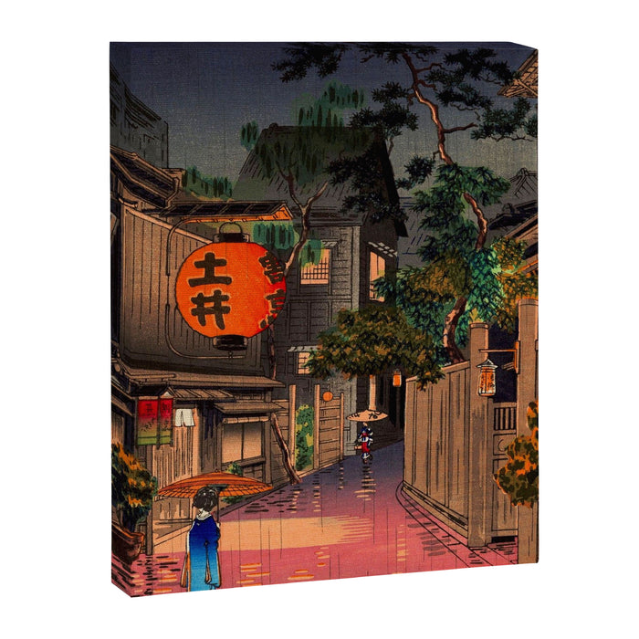 Evening At Ushigome By Tsuchiya Koitsu Canvas Print Gallery Image 1
