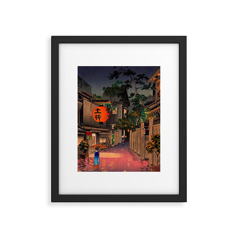 Evening At Ushigome By Tsuchiya Koitsu Framed Art Print Gallery Image 4