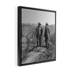 John Muir Teddy Roosevelt Yosemite National Park Framed Canvas Print Gallery Image 2