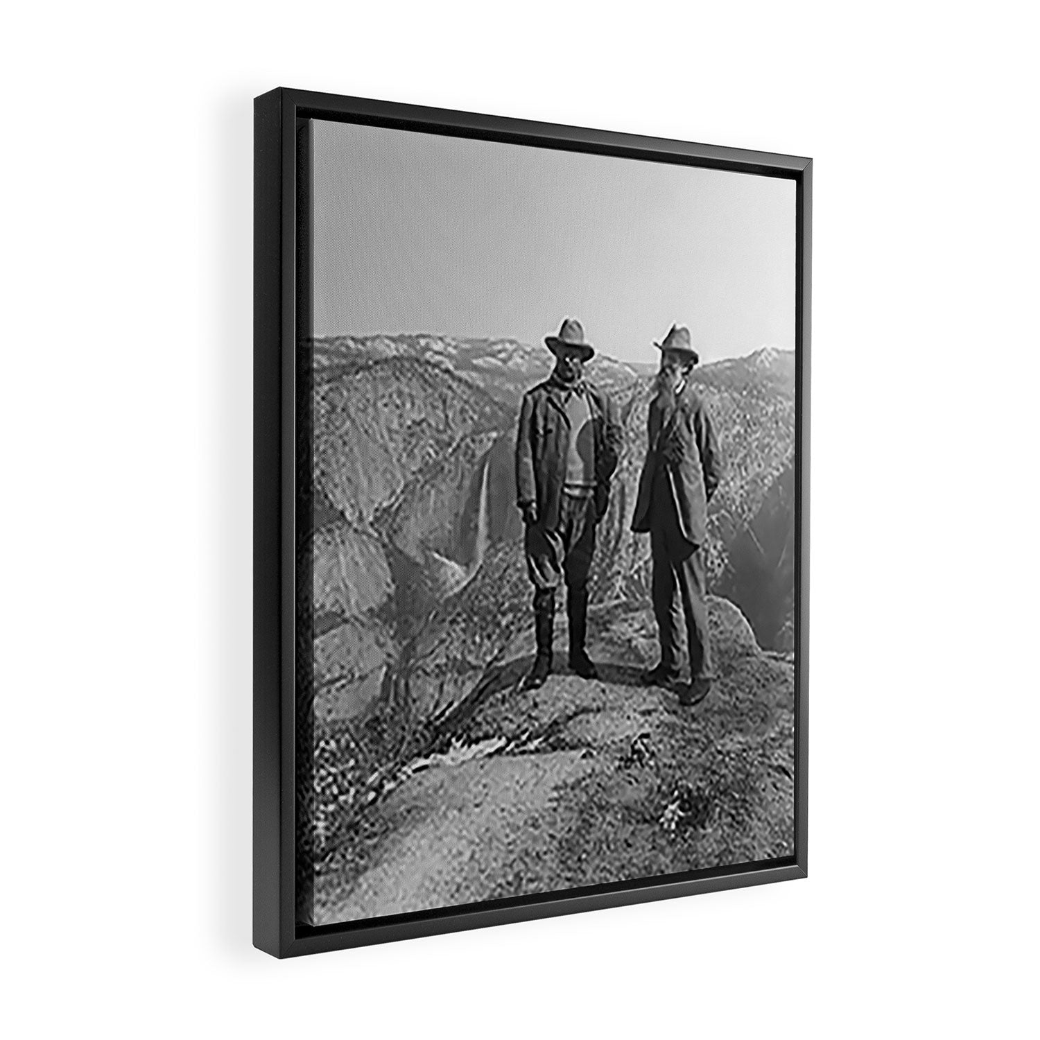 John Muir Teddy Roosevelt Yosemite National Park Framed Canvas Print Gallery Image 2