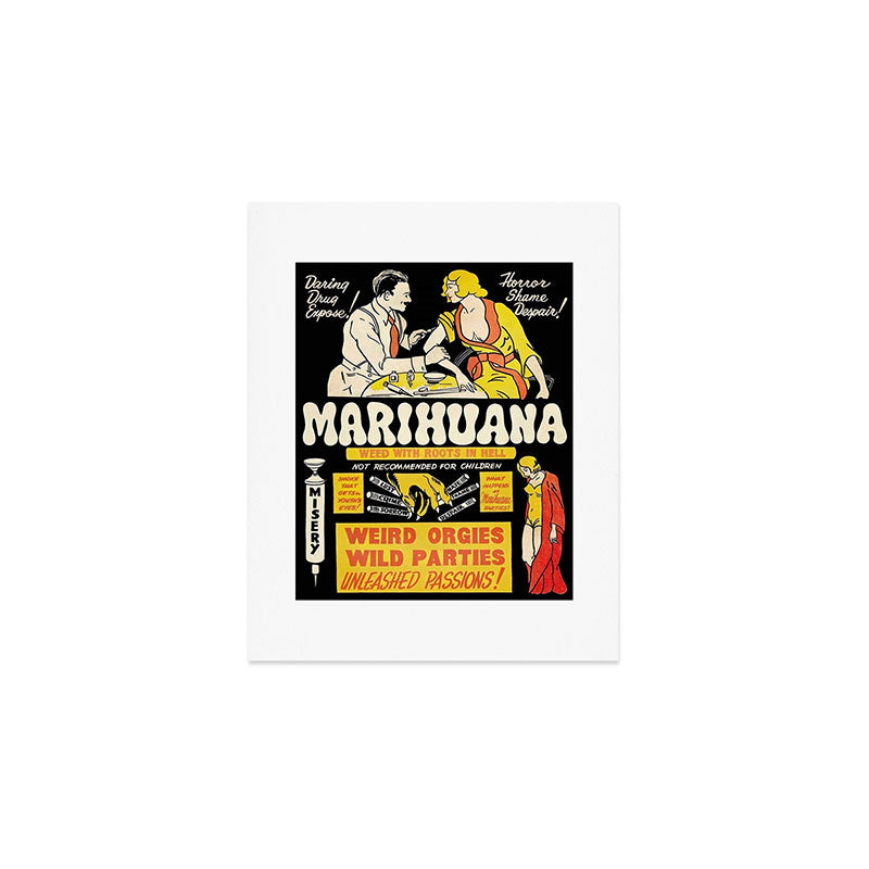 Marihuana Marijuana Vintage Movie Art Print Gallery Image 1