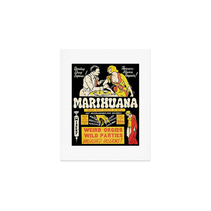Marihuana Marijuana Vintage Movie Art Print Gallery Image 1