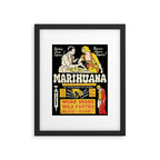 Marihuana Marijuana Vintage Movie Framed Art Print Gallery Image 5