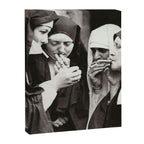 Nuns Smoking Canvas Print Gallery Image 6