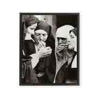 Nuns Smoking Framed Canvas Print Gallery Image 6