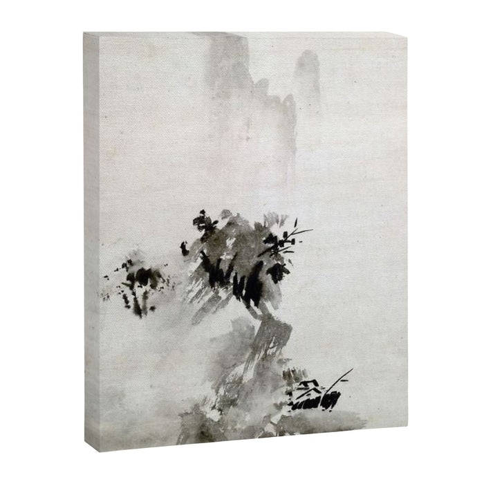 Sesshu Toyo Haboku - Sansui Landscape Canvas Print Gallery Image 1