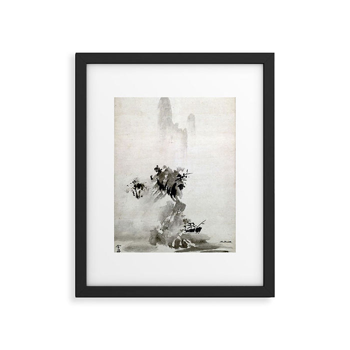 Sesshu Toyo Haboku - Sansui Landscape Framed Art Print Gallery Image 1