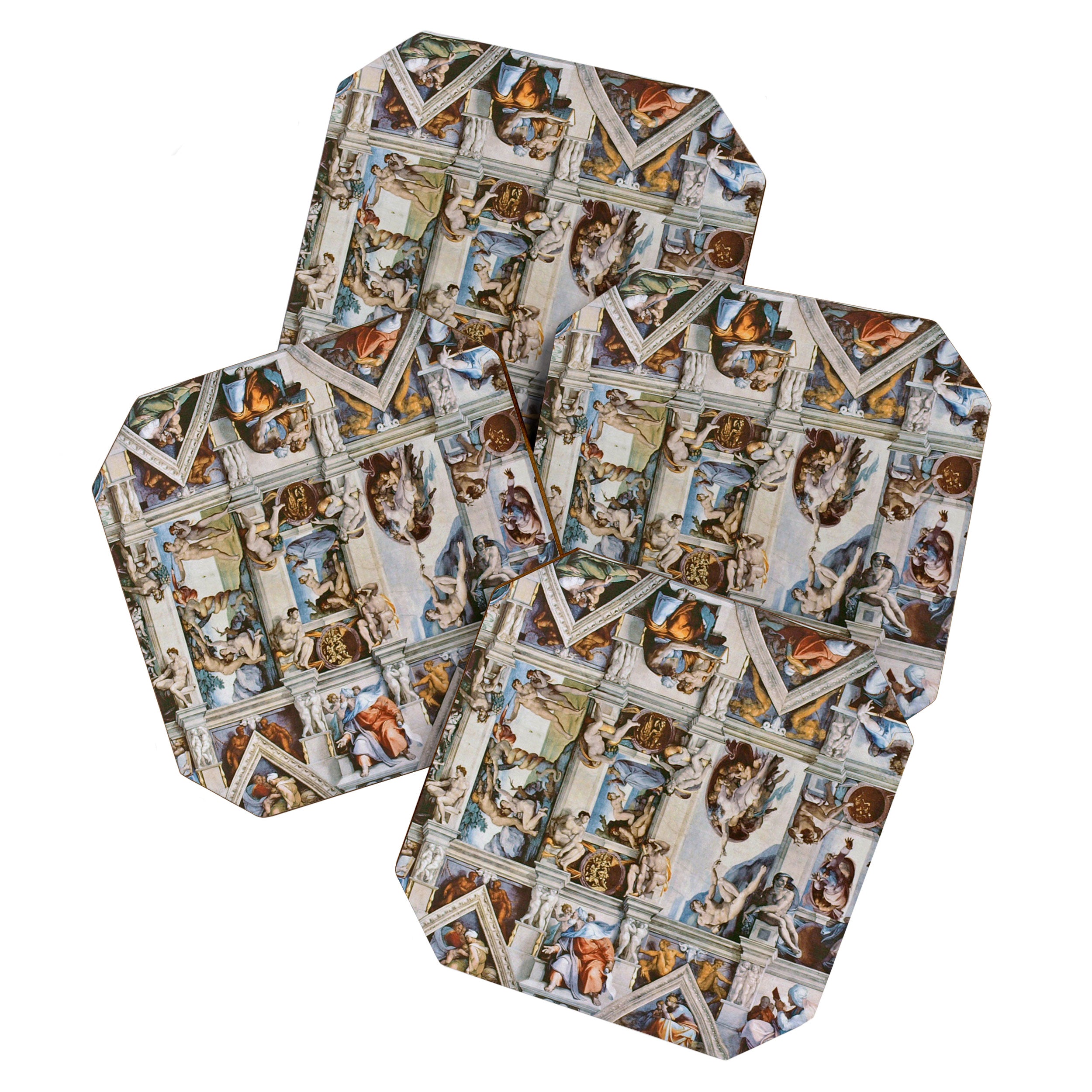Sistine Chapel Ceiling Michelangelo Coaster Gallery Image 1