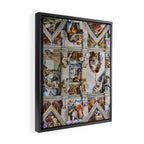 Sistine Chapel Ceiling Michelangelo Framed Canvas Print Gallery Image 2