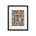 Sistine Chapel Ceiling Michelangelo Framed Art Print Gallery Image 5