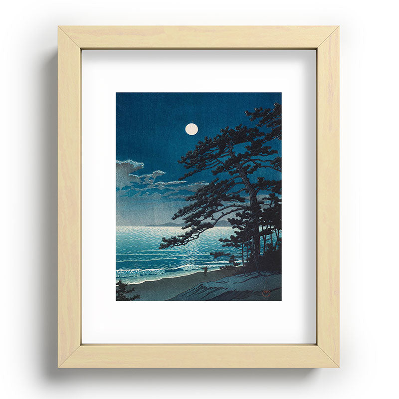 Spring Moon At Ninomiya Beach By Kawase Hasui Framed Art Print Gallery Image 41