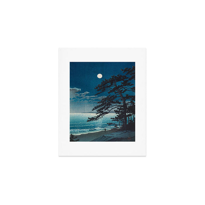 Spring Moon At Ninomiya Beach By Kawase Hasui Art Print Gallery Image 1