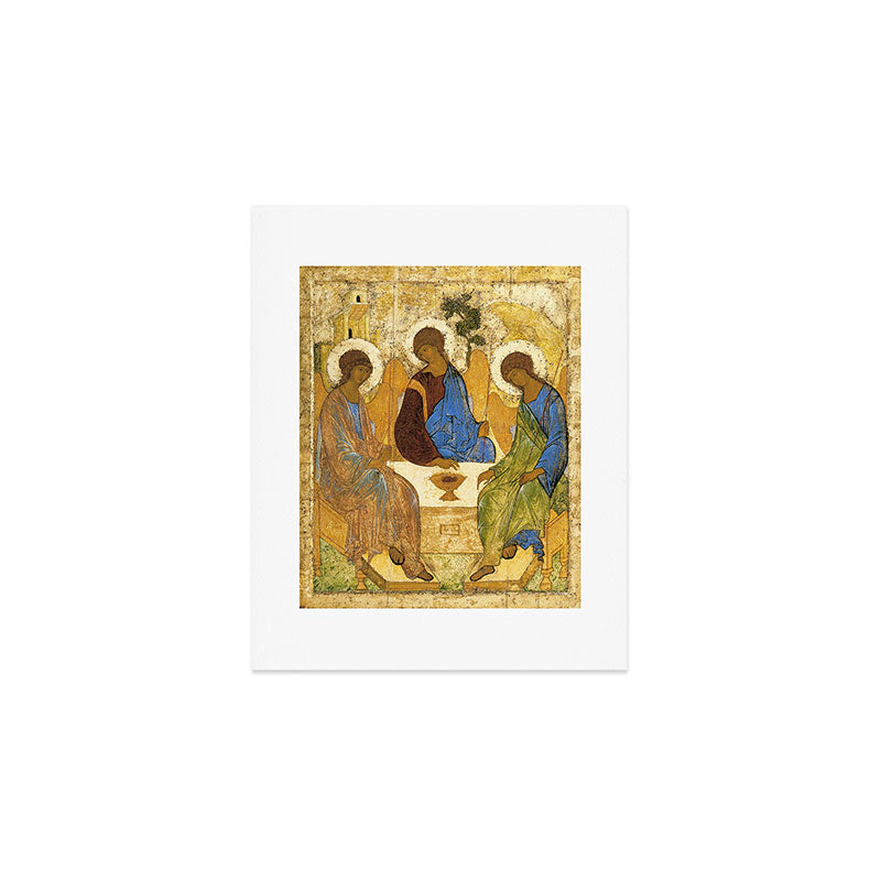 The Holy Trinity By Andrei Rublev Art Print Gallery Image 1