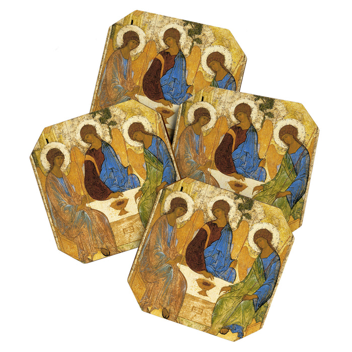 The Holy Trinity By Andrei Rublev Coaster Gallery Image 1