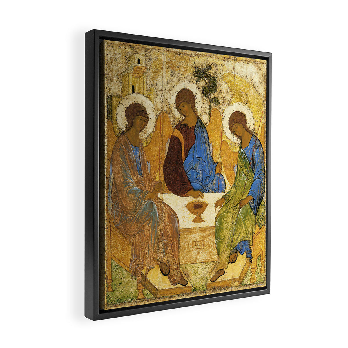 The Holy Trinity By Andrei Rublev Framed Canvas Print Gallery Image 2