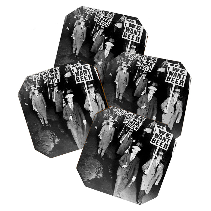We Want Beer Prohibition Coaster Gallery Image 1
