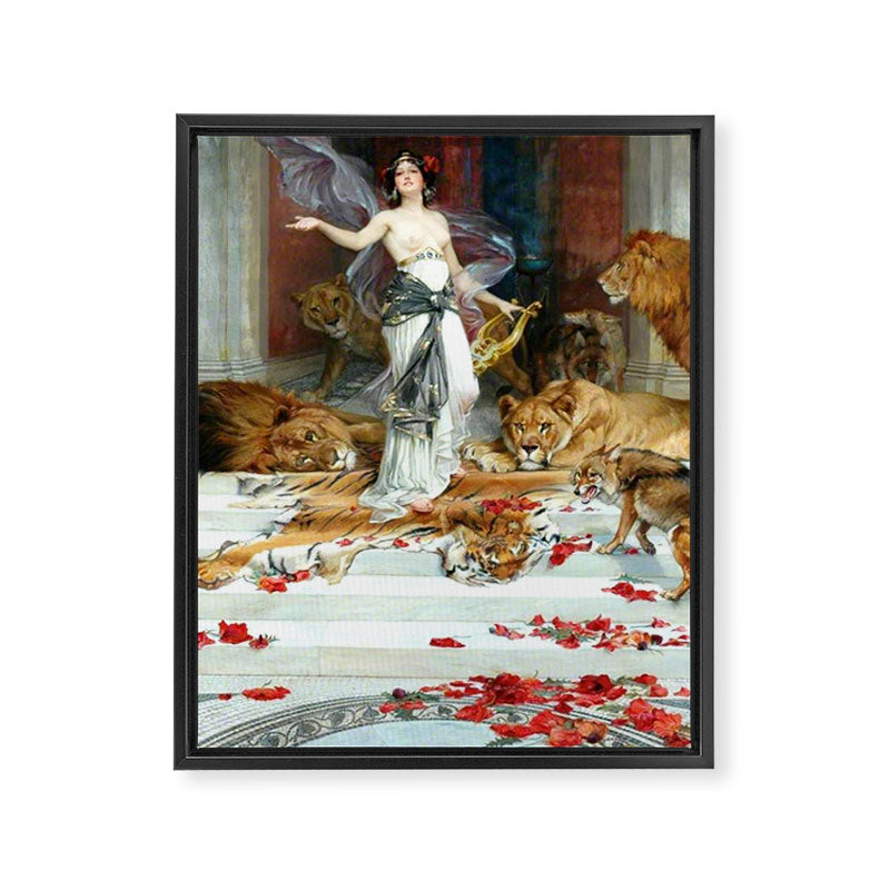 Wright Barker Circe Nyph Goddess Of Magic Witch Enchantress Turn Men Into Animals Framed Canvas Print Gallery Image 6