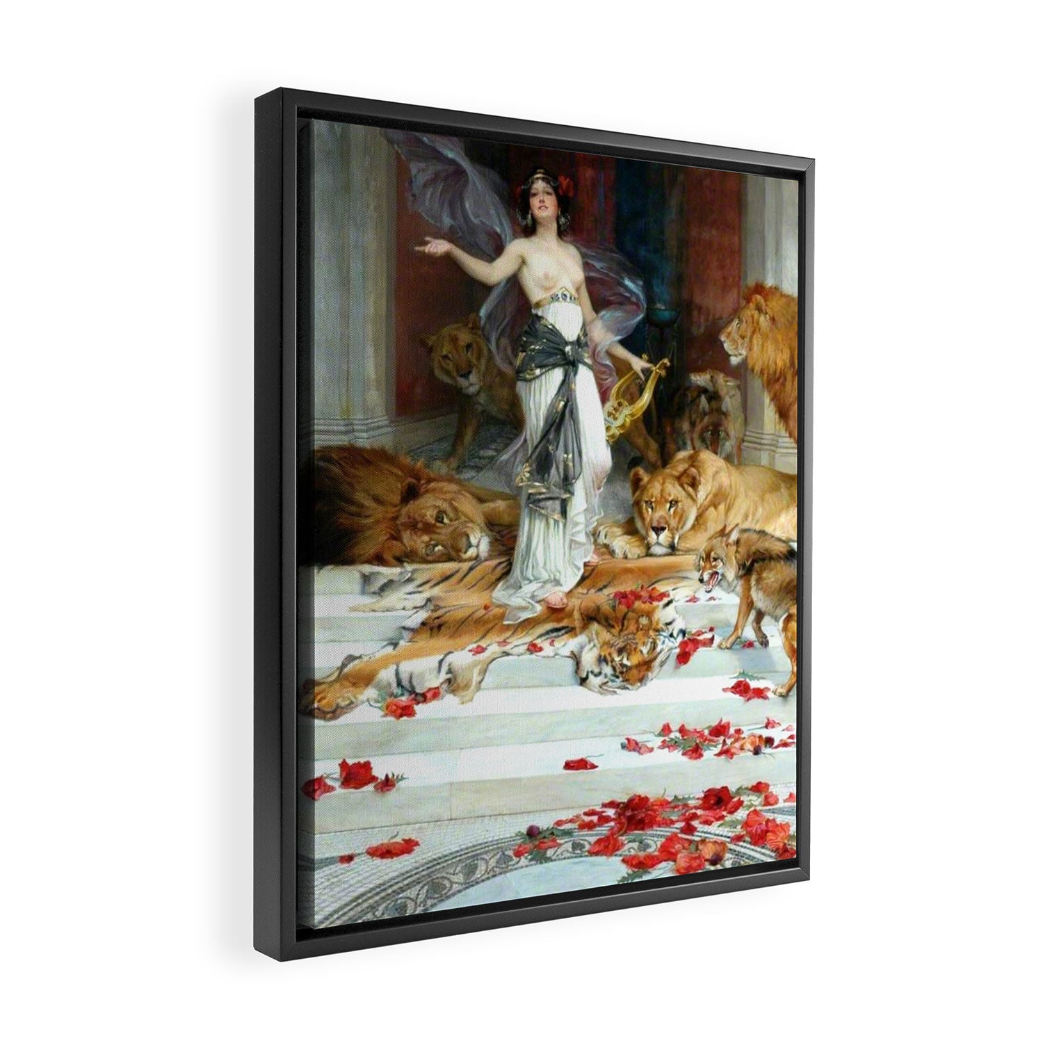 Wright Barker Circe Nyph Goddess Of Magic Witch Enchantress Turn Men Into Animals Framed Canvas Print Gallery Image 2