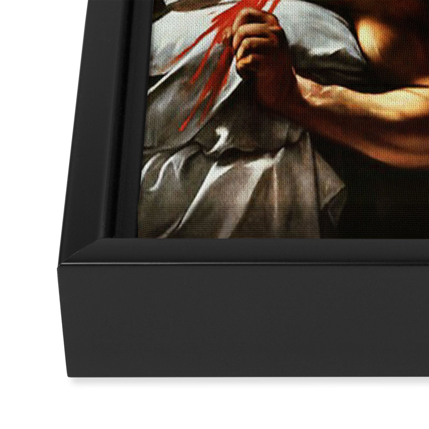 Caravaggio - Judith Beheading Holofernes Framed Canvas Print Gallery Image 3