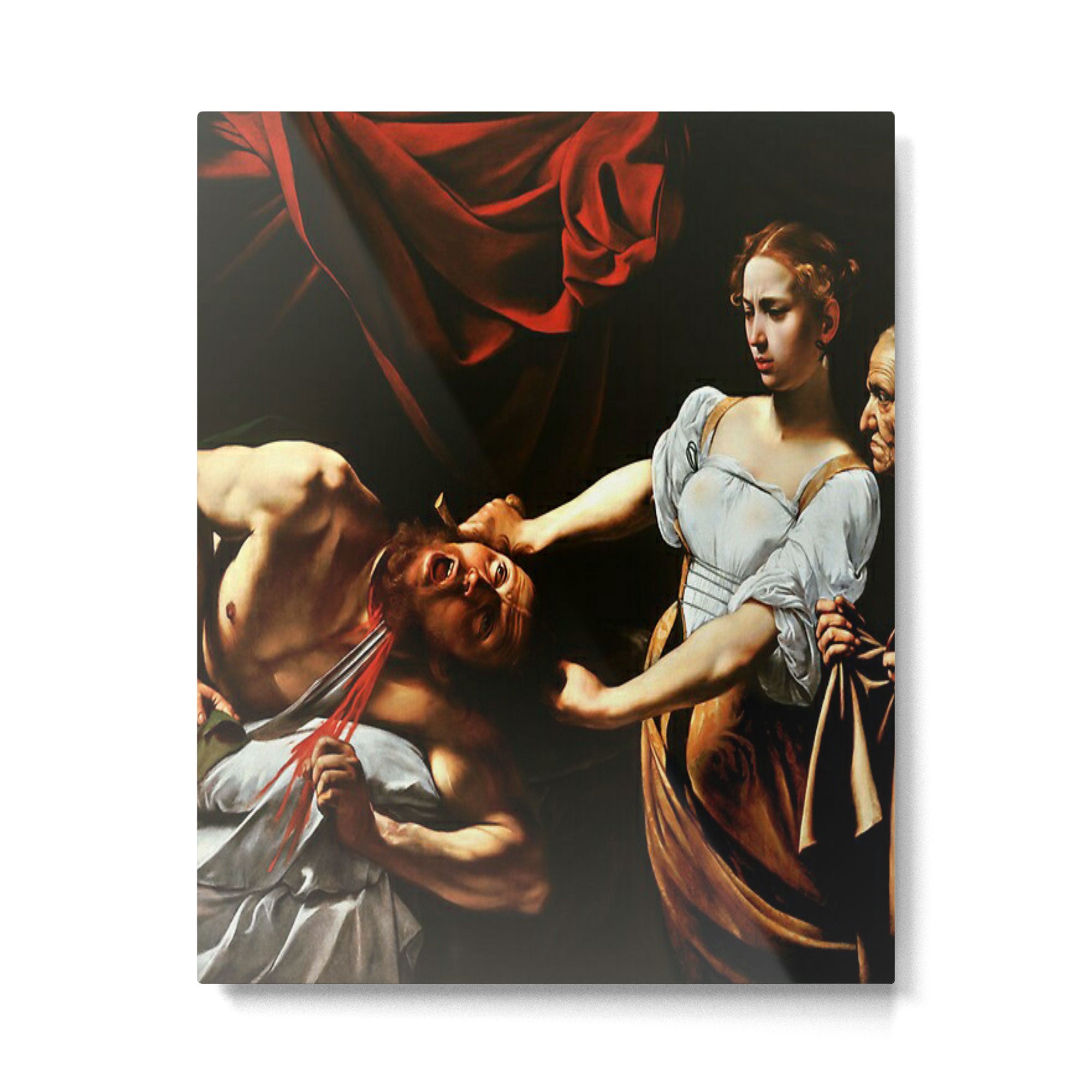 Caravaggio - Judith Beheading Holofernes Metal Print Gallery Image 6