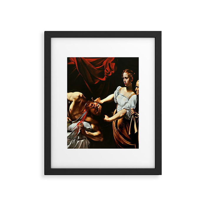 Caravaggio - Judith Beheading Holofernes Framed Art Print Gallery Image 1
