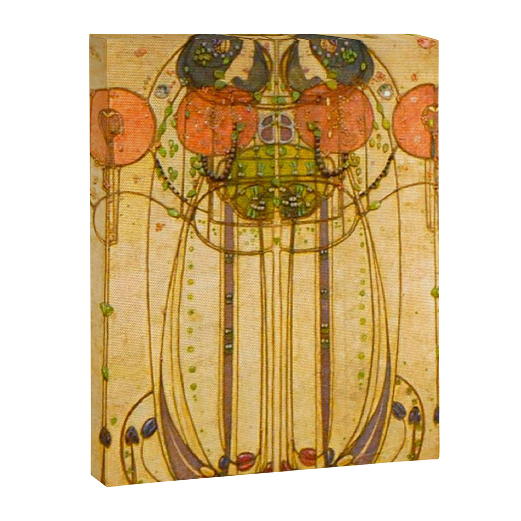 Charles Rennie Mackintosh , The Wassail , 1900 Canvas Print Gallery Image 8