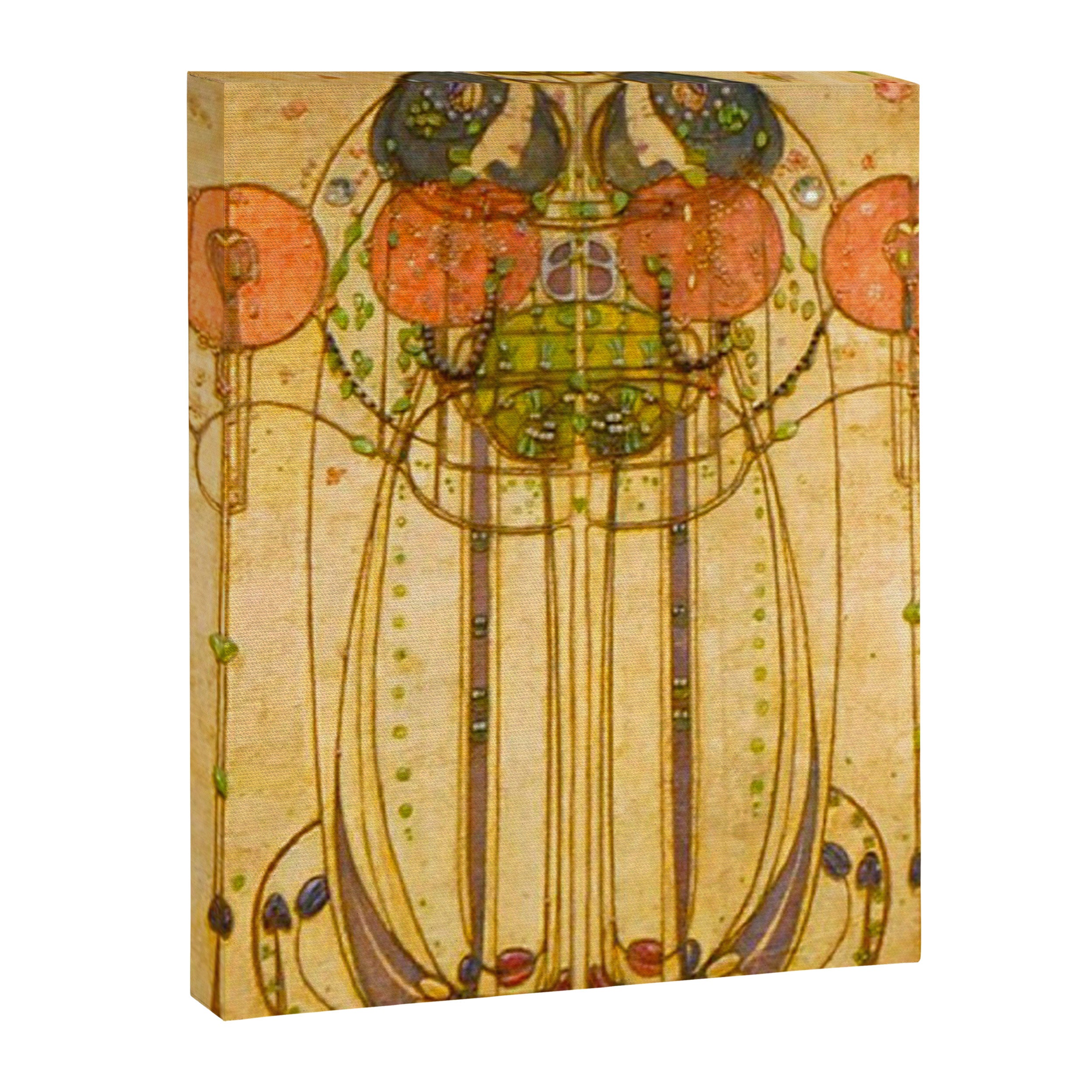 Charles Rennie Mackintosh , The Wassail , 1900 Canvas Print Gallery Image 8