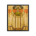 Charles Rennie Mackintosh , The Wassail , 1900 Framed Canvas Print Gallery Image 8