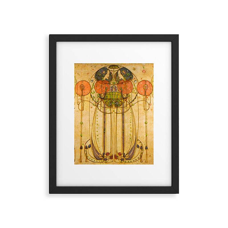 Charles Rennie Mackintosh , The Wassail , 1900 Framed Art Print Gallery Image 6