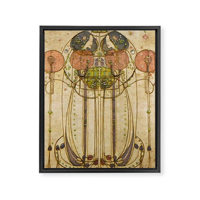 Charles Rennie Mackintosh , The Wassail  Framed Canvas Print Gallery Image 1