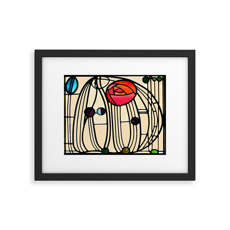 Charles Rennie Mackintosh window Framed Art Print Gallery Image 4
