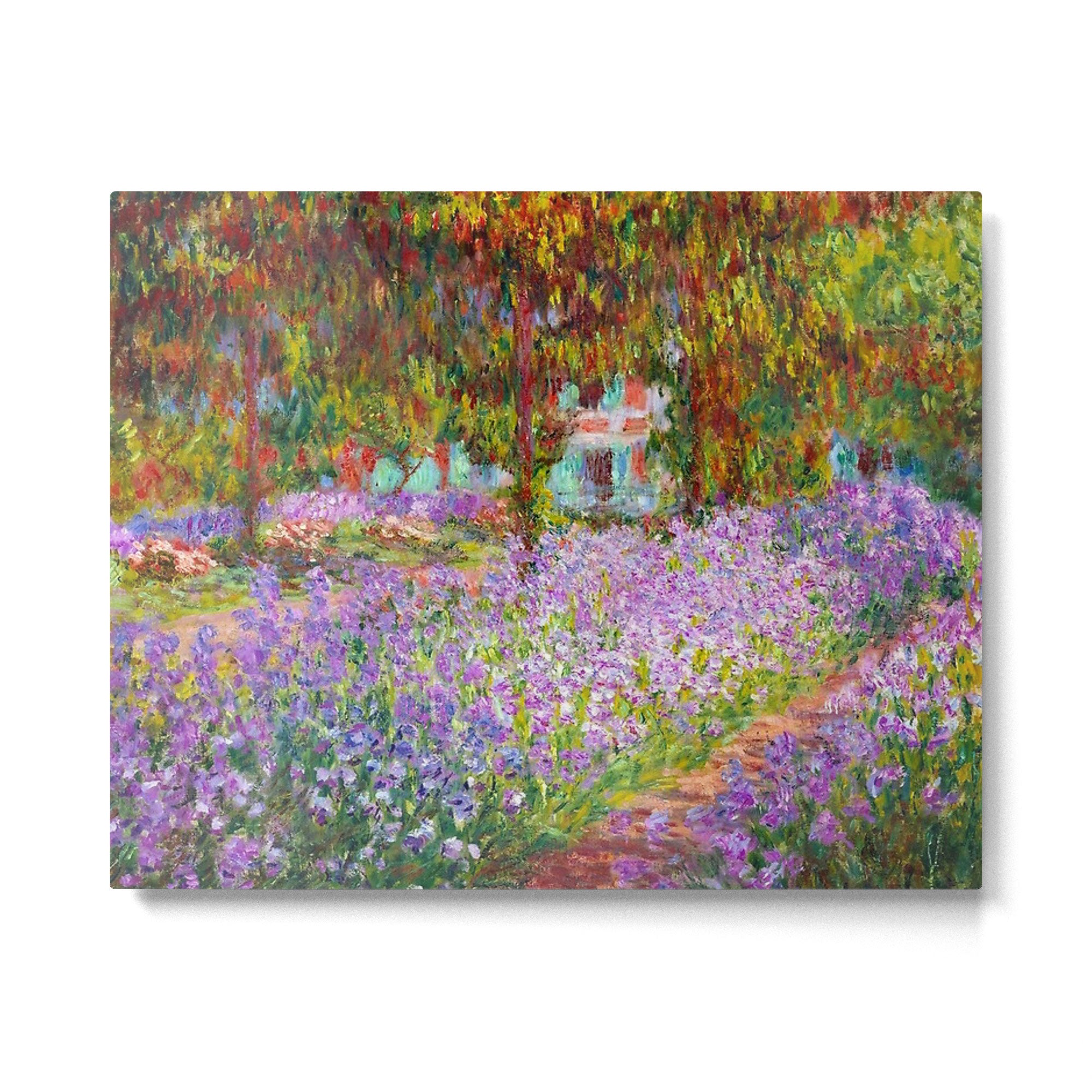 Claude Monet Irises In Monet's Garden At Giverny Metal Print Gallery Image 6