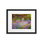 Claude Monet Irises In Monet's Garden At Giverny Framed Art Print Gallery Image 4