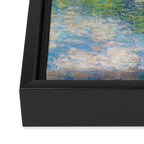 Claude Monet - Poplars on the Epte (1891) Framed Canvas Print Gallery Image 3