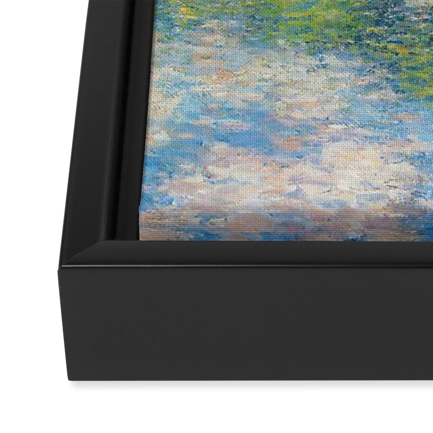 Claude Monet - Poplars on the Epte (1891) Framed Canvas Print Gallery Image 3