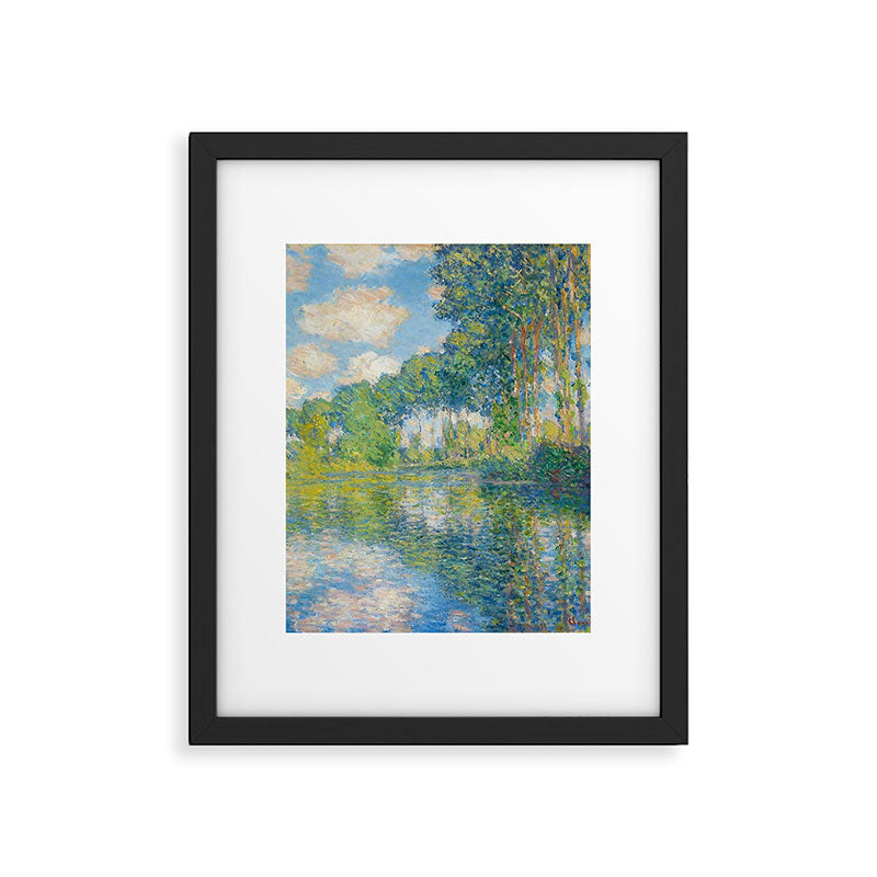 Claude Monet - Poplars on the Epte (1891) Framed Art Print Gallery Image 6
