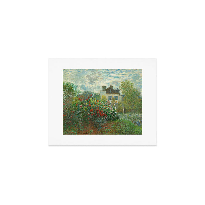 Claude Monet The Artist's Garden In Argenteuil A Corner Of The Garden With Dahlias 1873 Art Print Gallery Image 1