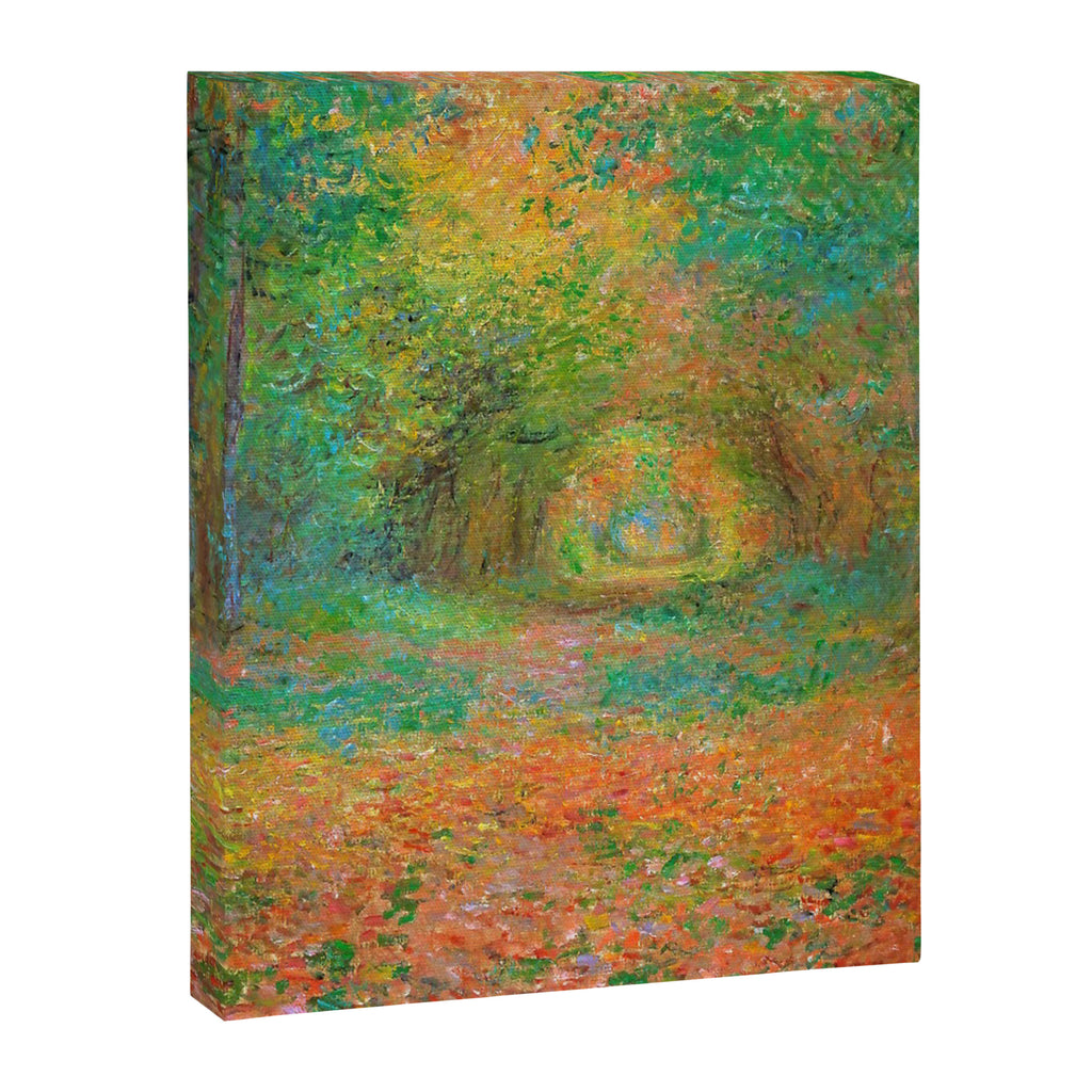 Claude Monet - The Undergrowth in the Forest of Saint-Germain (1882) Canvas Print Gallery Image 8